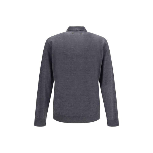 Gray Wool Oves Aries Dress Shirt