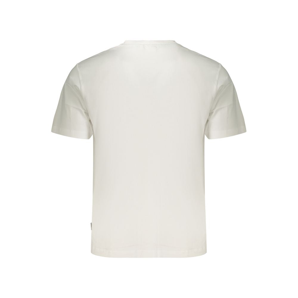 White Cotton Men's T-Shirt