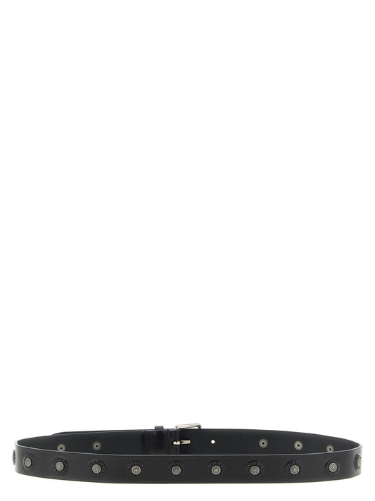 Black Calfskin Regular Belt