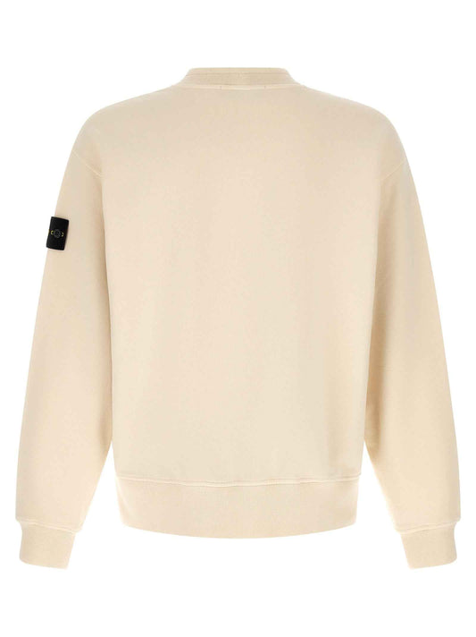 White Cotton Sweatshirt