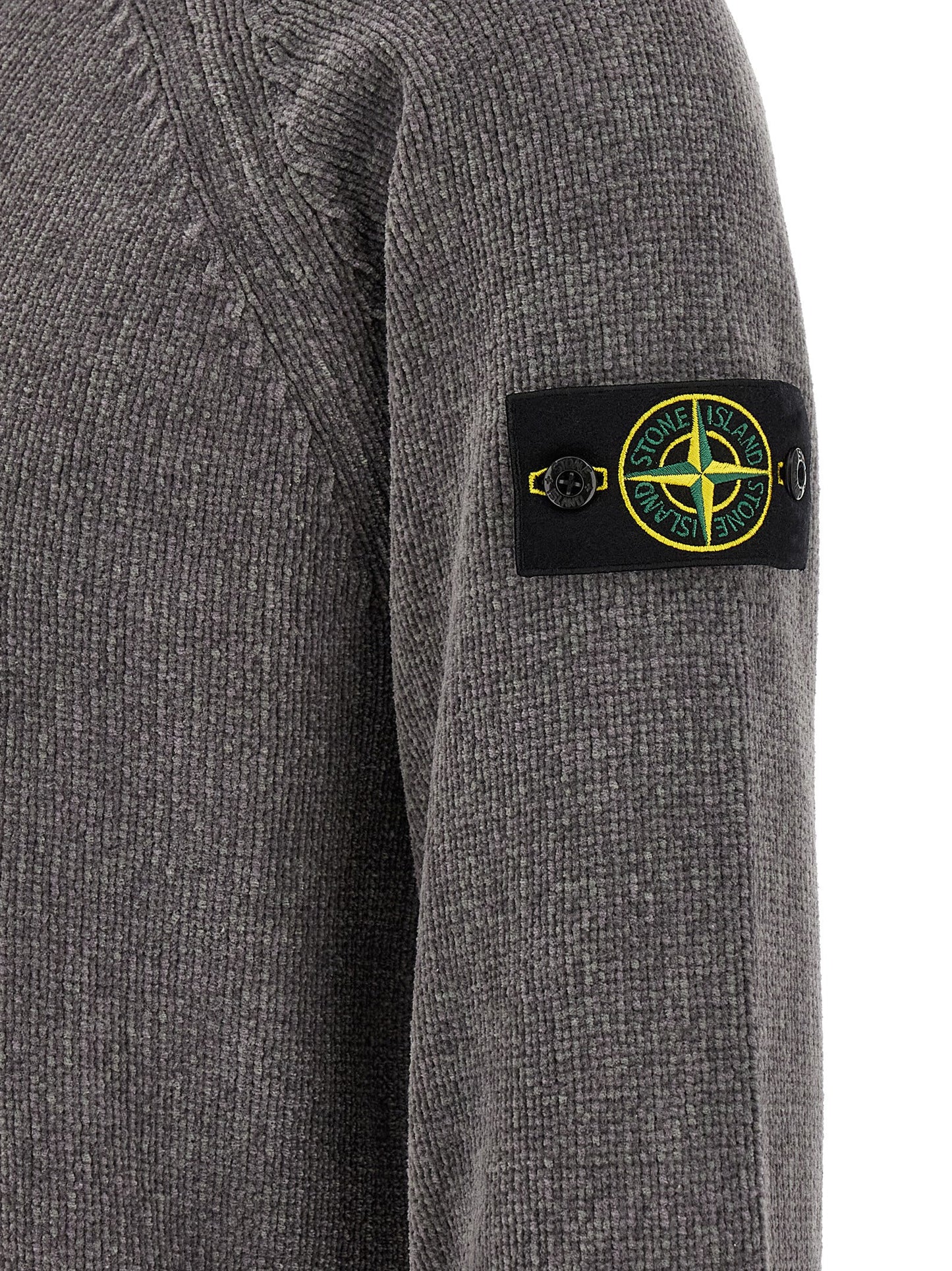Gray Cotton Cardigan
