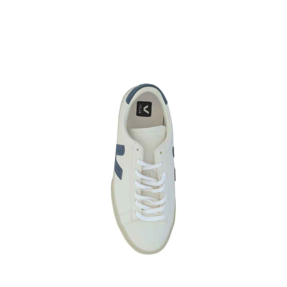 White Calf Leather Bos Taurus Sneakers