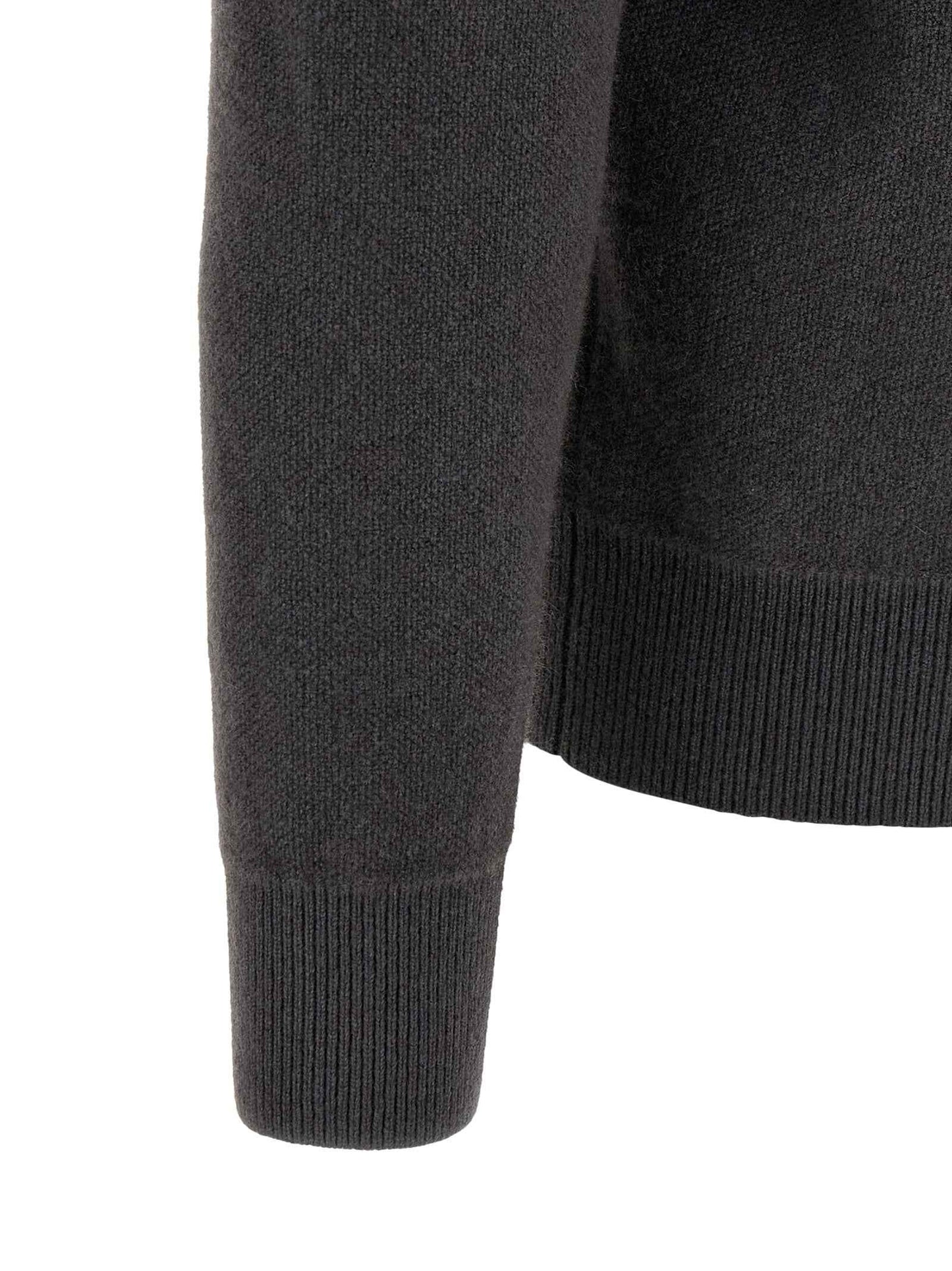 Gray Cashmere Cardigan