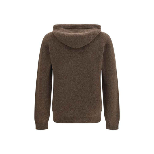 Brown Wool Oves Aries Hoodie