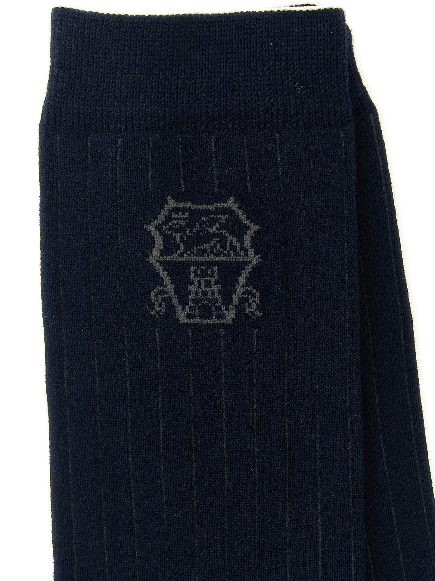 Blue Cotton Socks