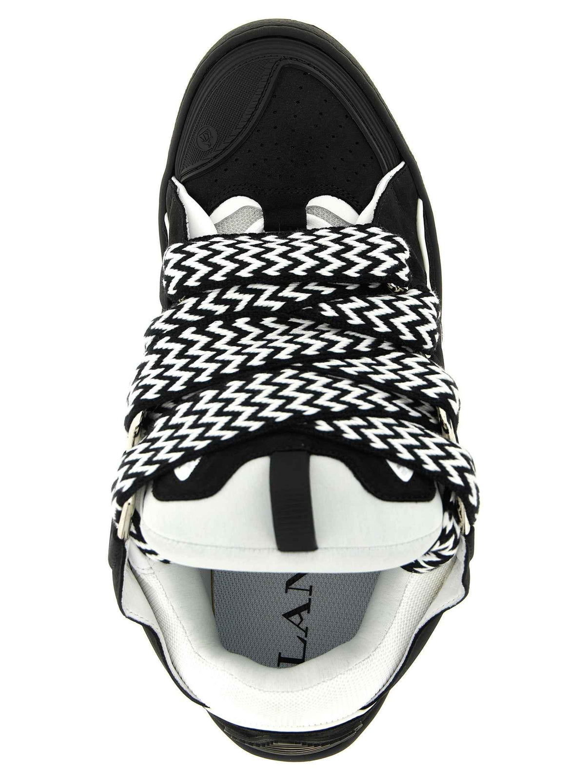 Bicolor Calfskin Chunky Sneakers