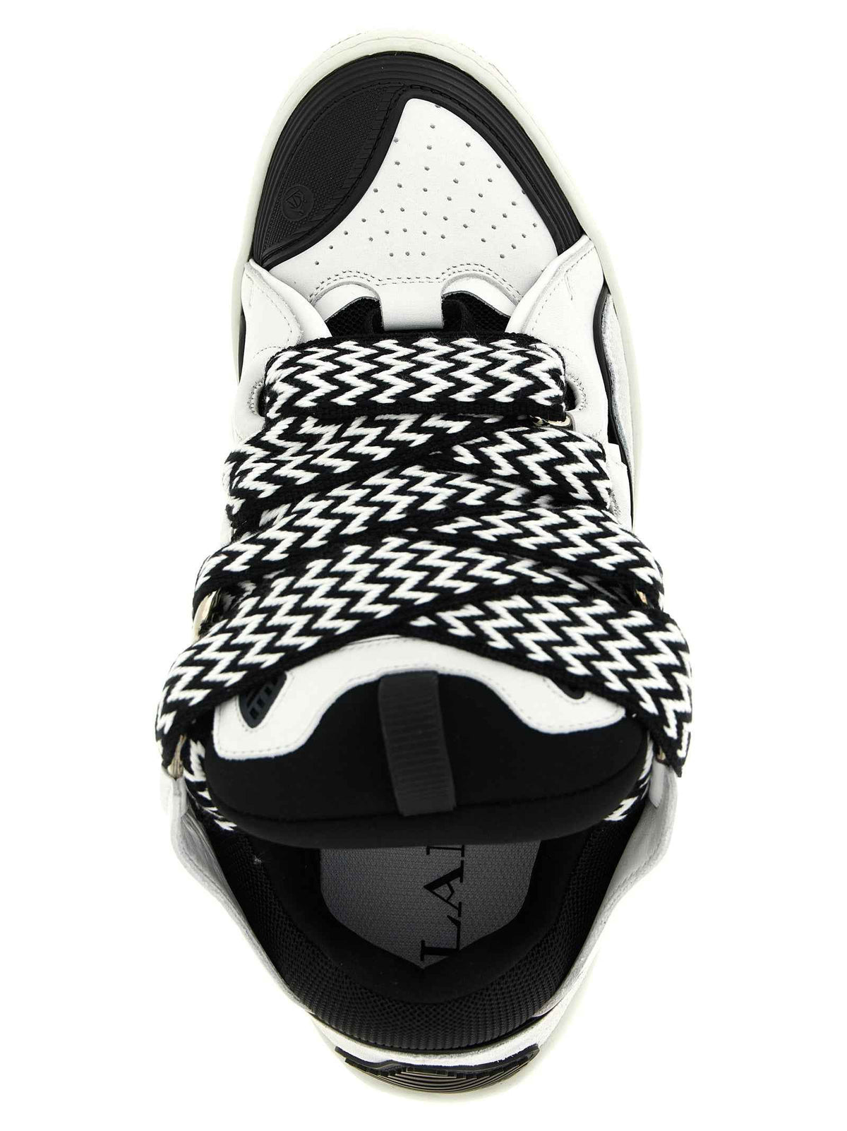 Bicolor Calfskin Chunky Sneakers
