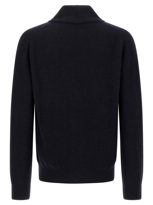 Blue Cashmere Cardigan