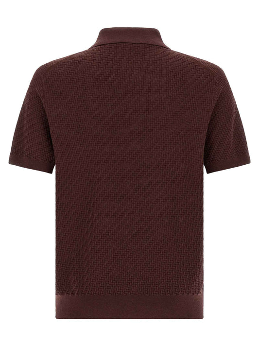 Purple Cotton Polo Shirt