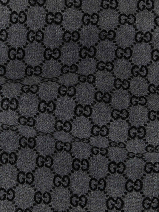 Gray Wool Scarf