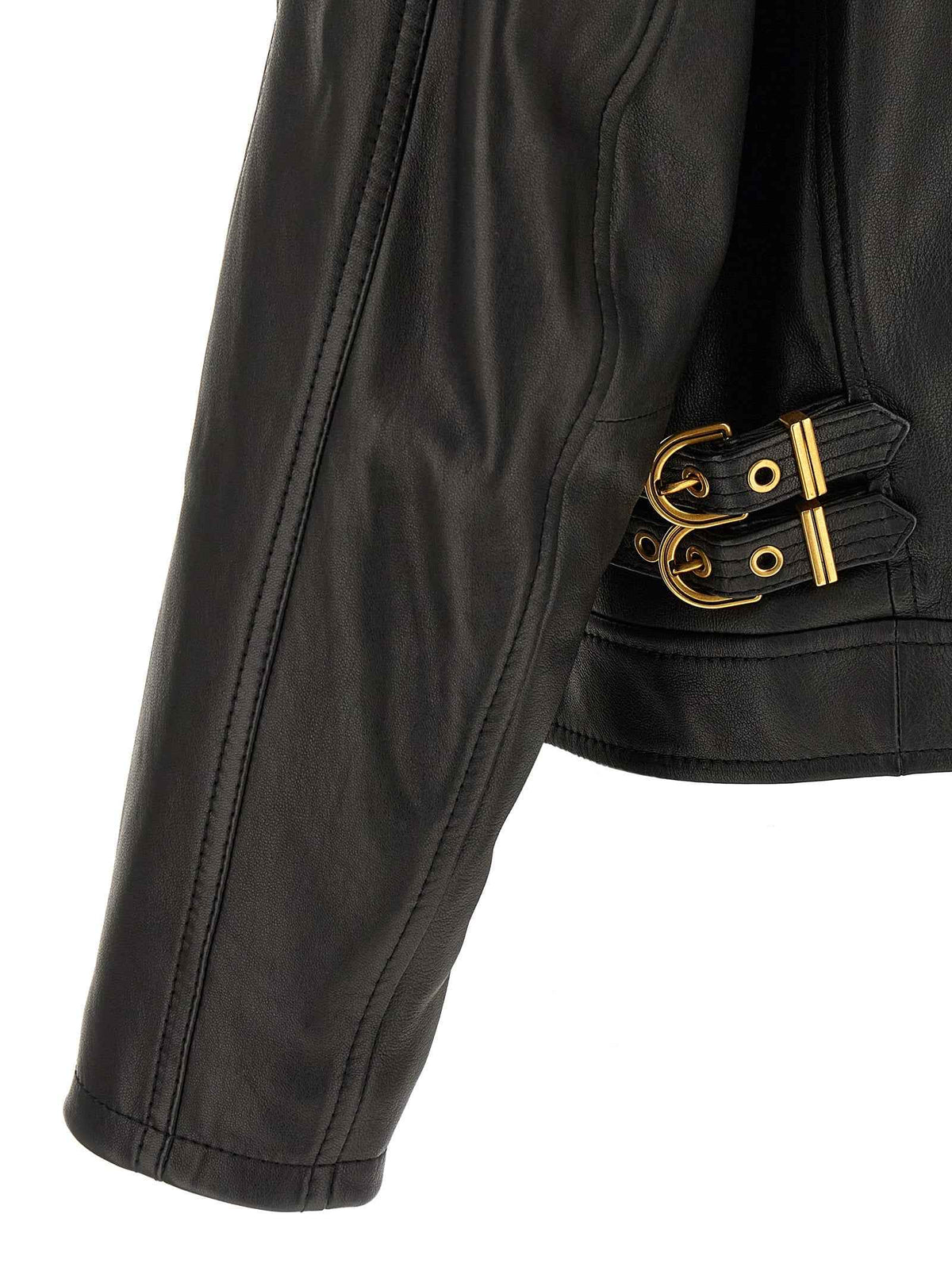 Black Lamb Leather Leather Jacket