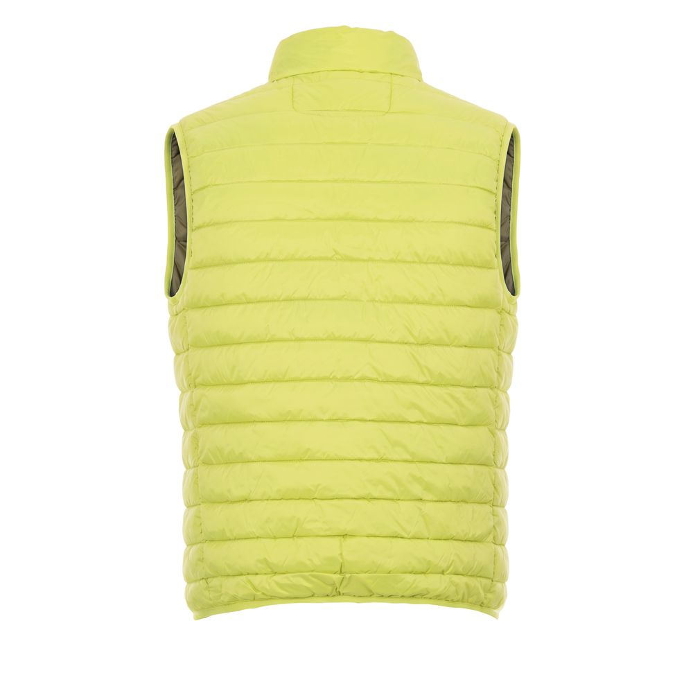 Yellow Polyester Men Jacket - ALLURE COLLECTIVE STORE
