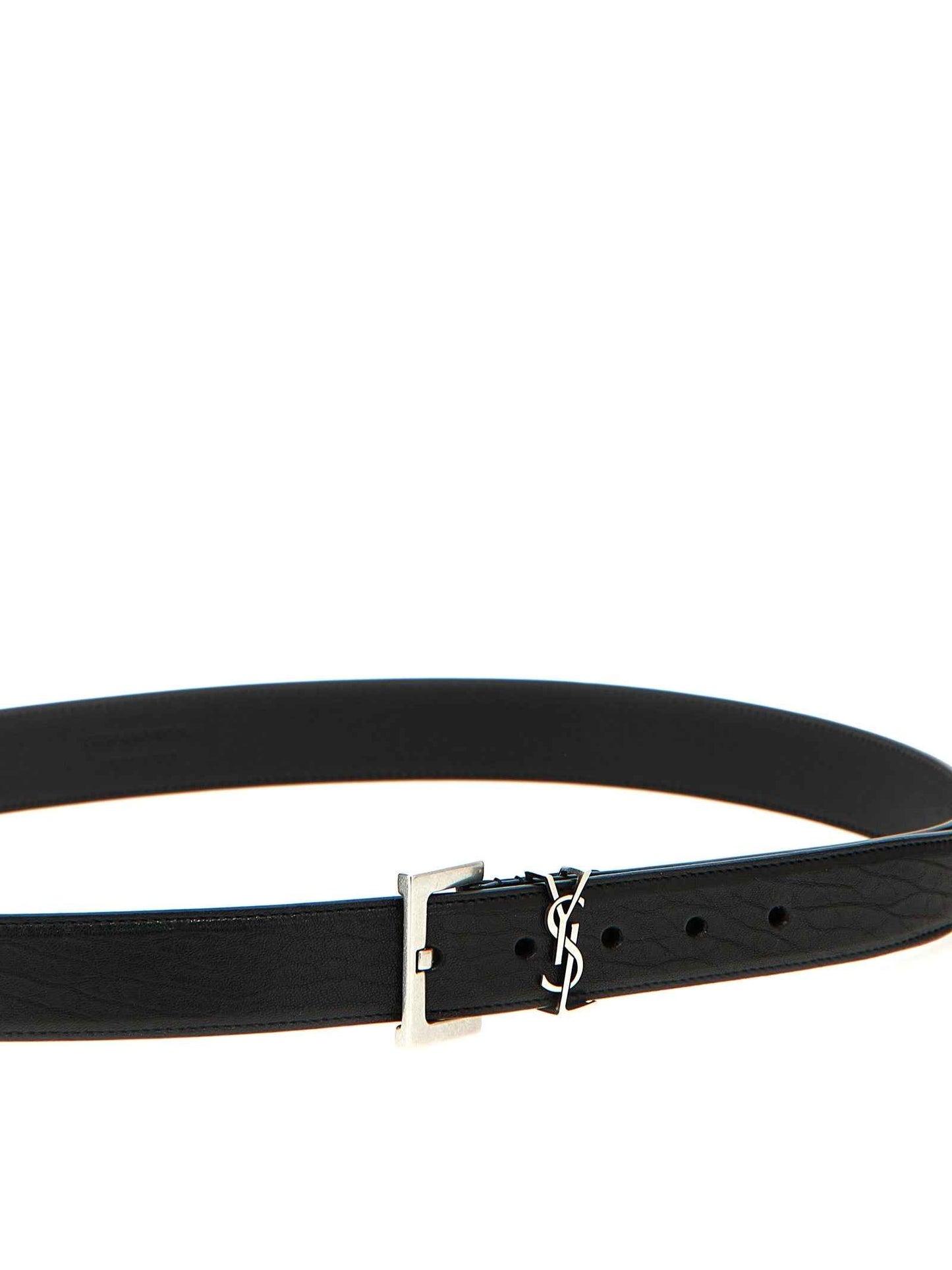 Black Leather Regular Belt