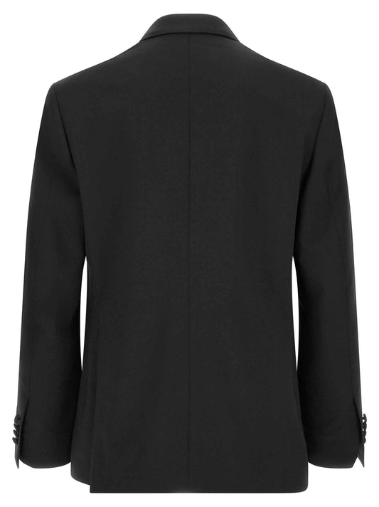 Black Virgin Wool Tuxedo