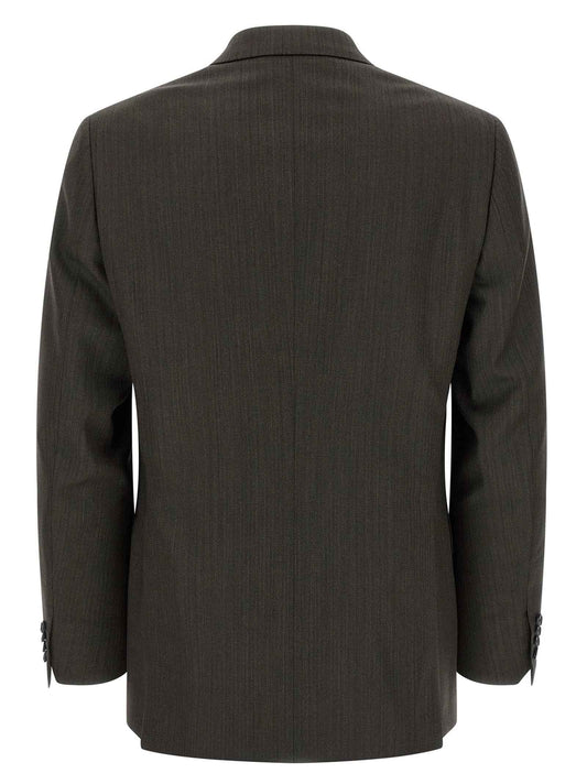 Brown Wool Two-Piece Suit