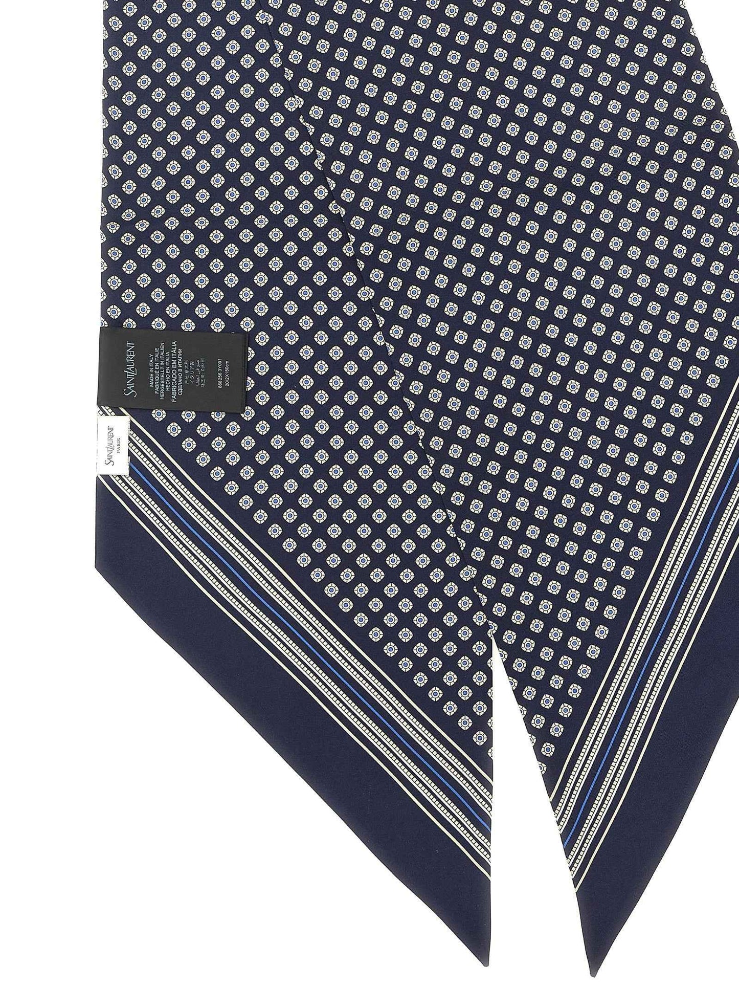 Blue Silk Foulard