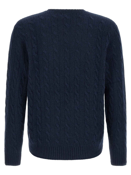 Blue Wool Cardigan