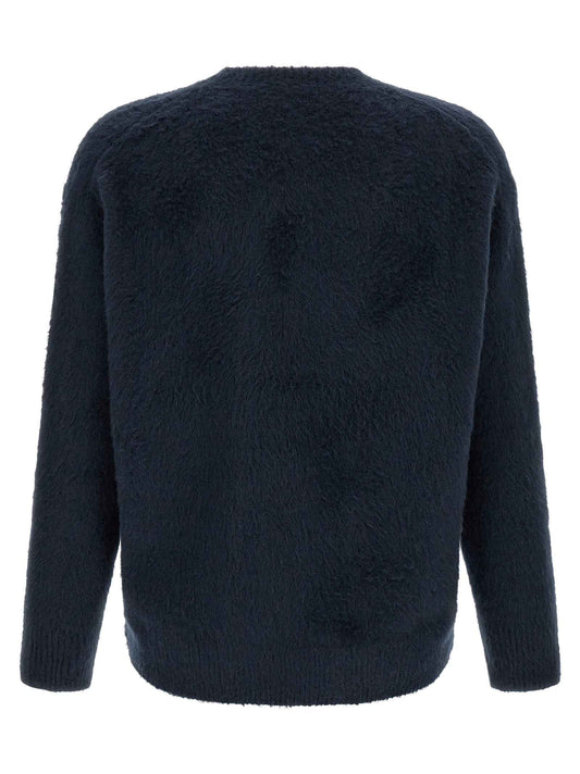 Blue Cotton Cardigan