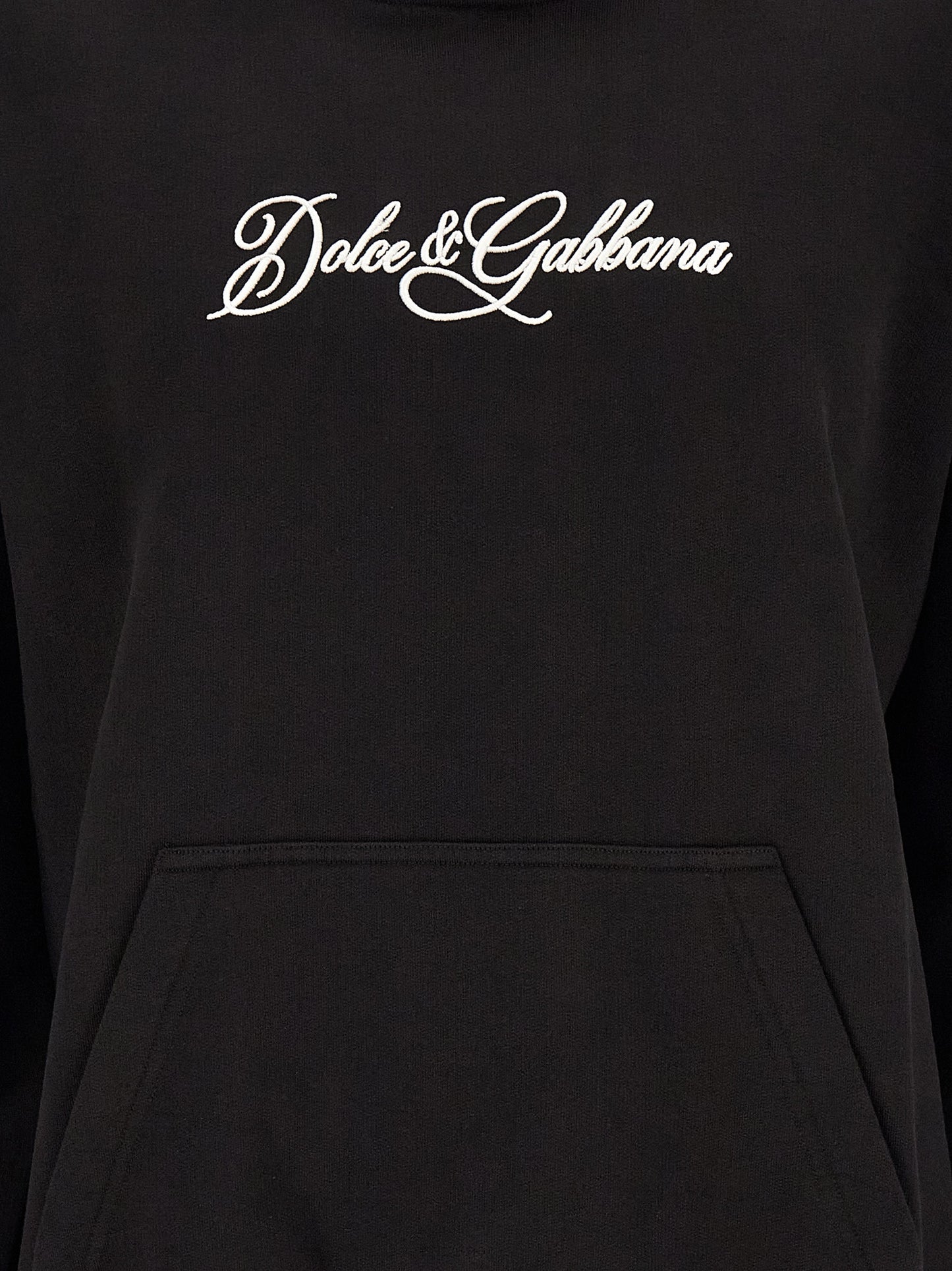 Black Cotton Sweatshirt