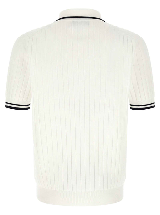 Bicolor Cotton Polo Shirt