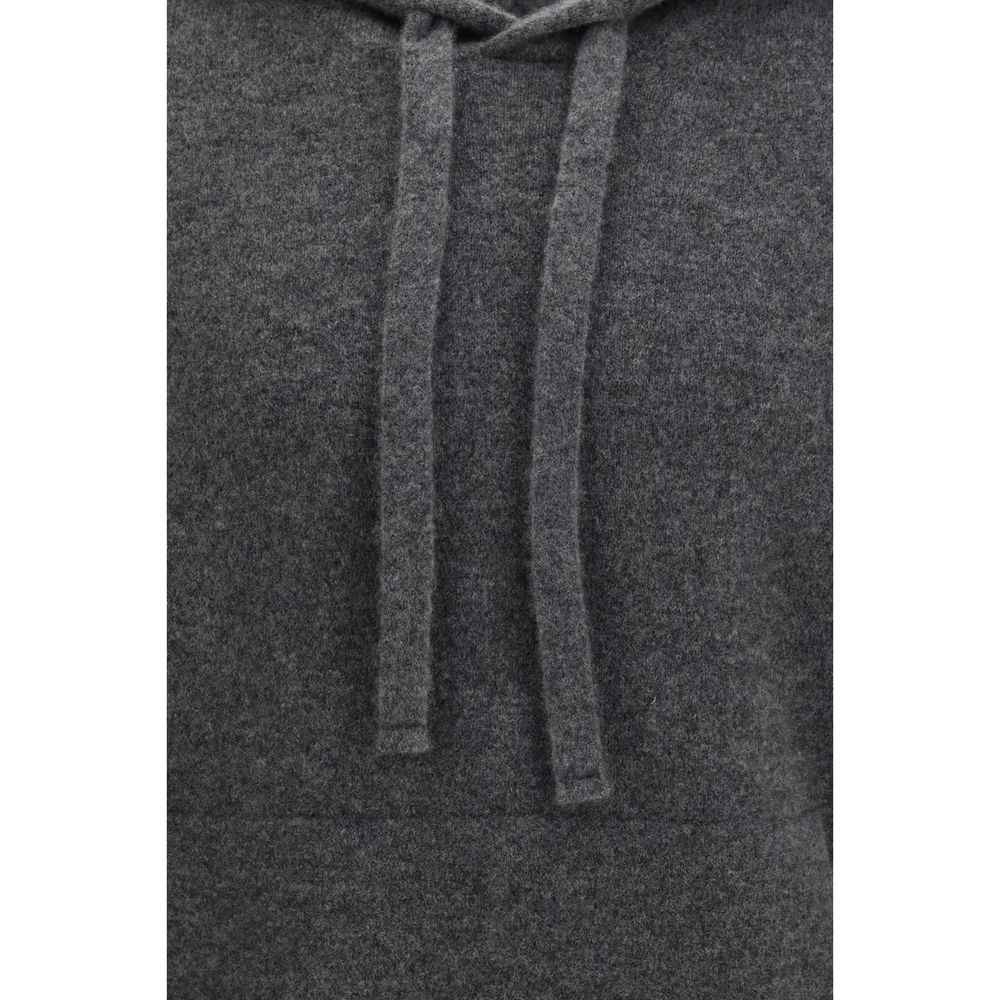 Gray Cashmere Hoodie