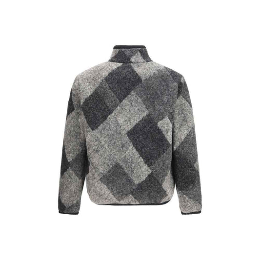 Gray Wool Oves Aries Full-Length Jacket