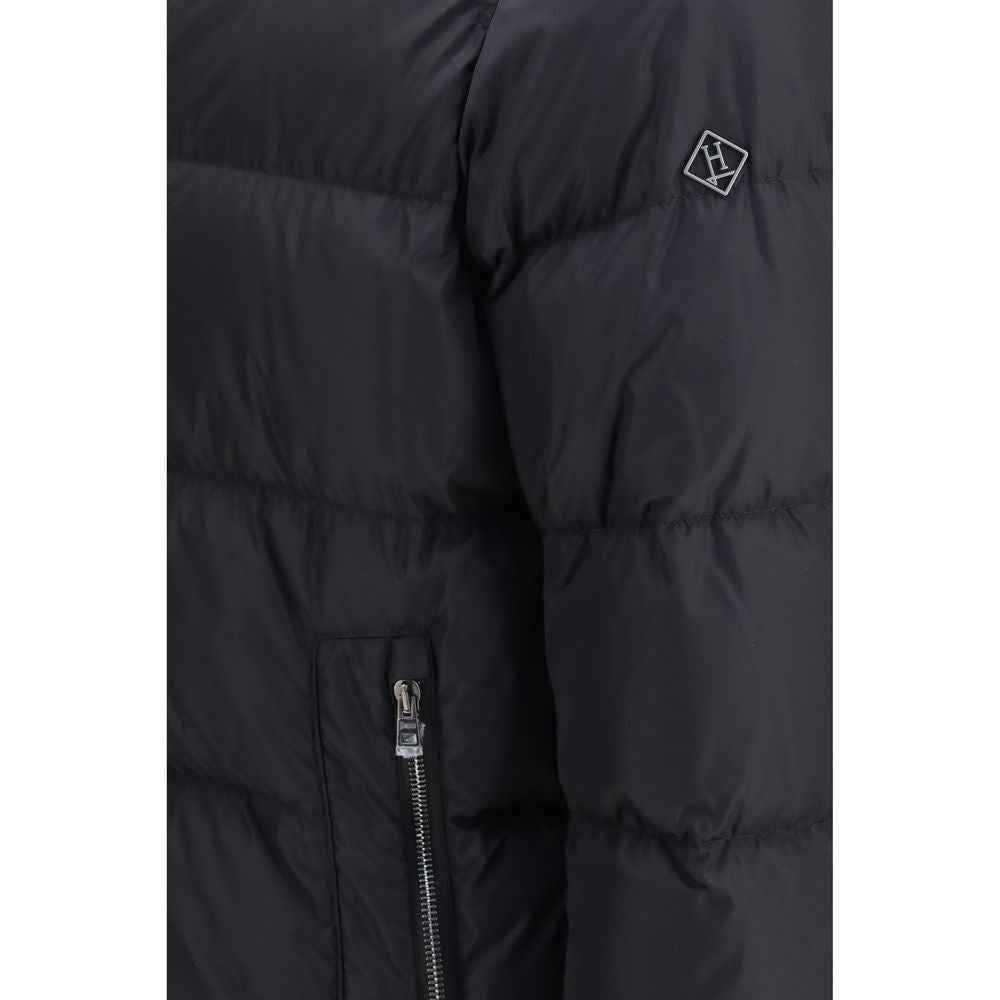 Black Goose Down Shell Jacket