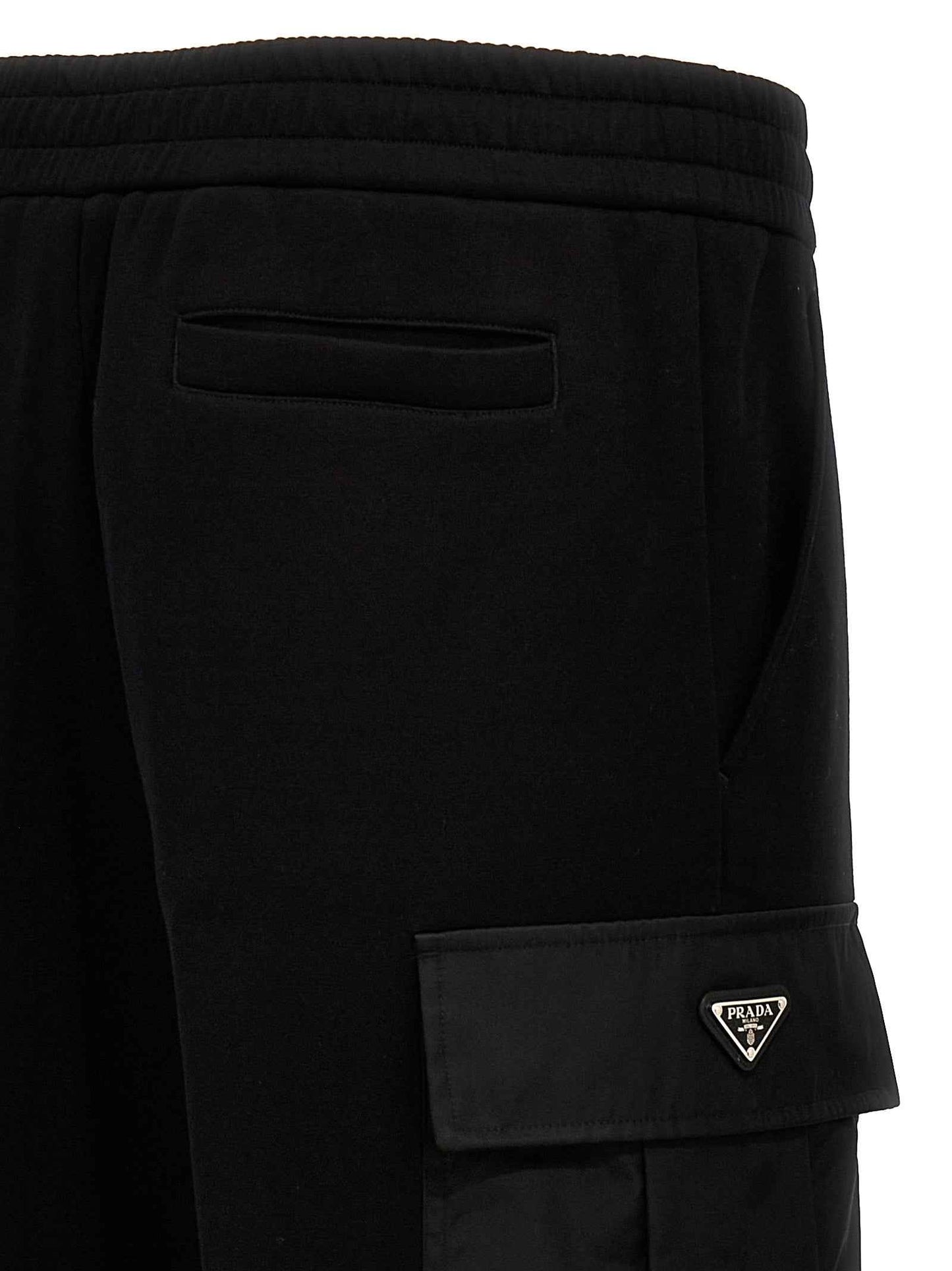 Black Cotton Joggers (Workout Pants)