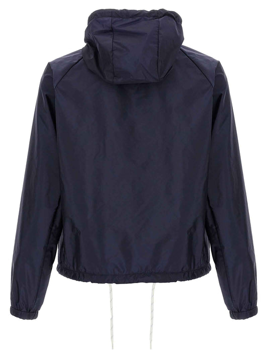 Blue Recycled Polyamide Jacket