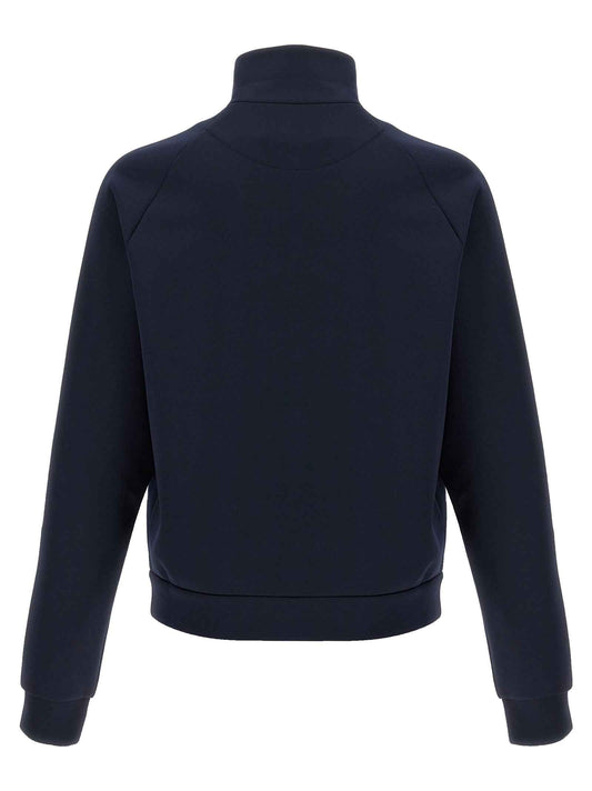 Blue Polyester Sweatshirt
