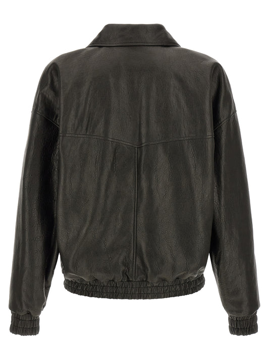 Black Lamb Leather Leather Jacket