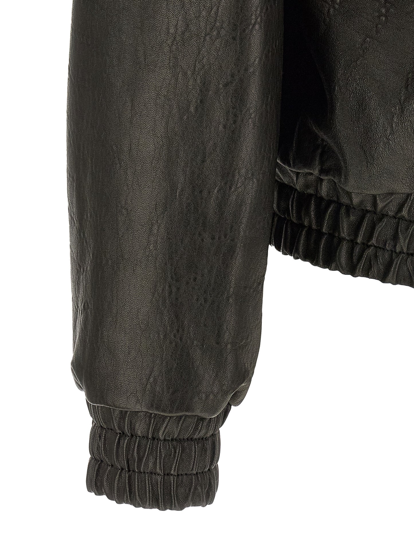 Black Lamb Leather Leather Jacket