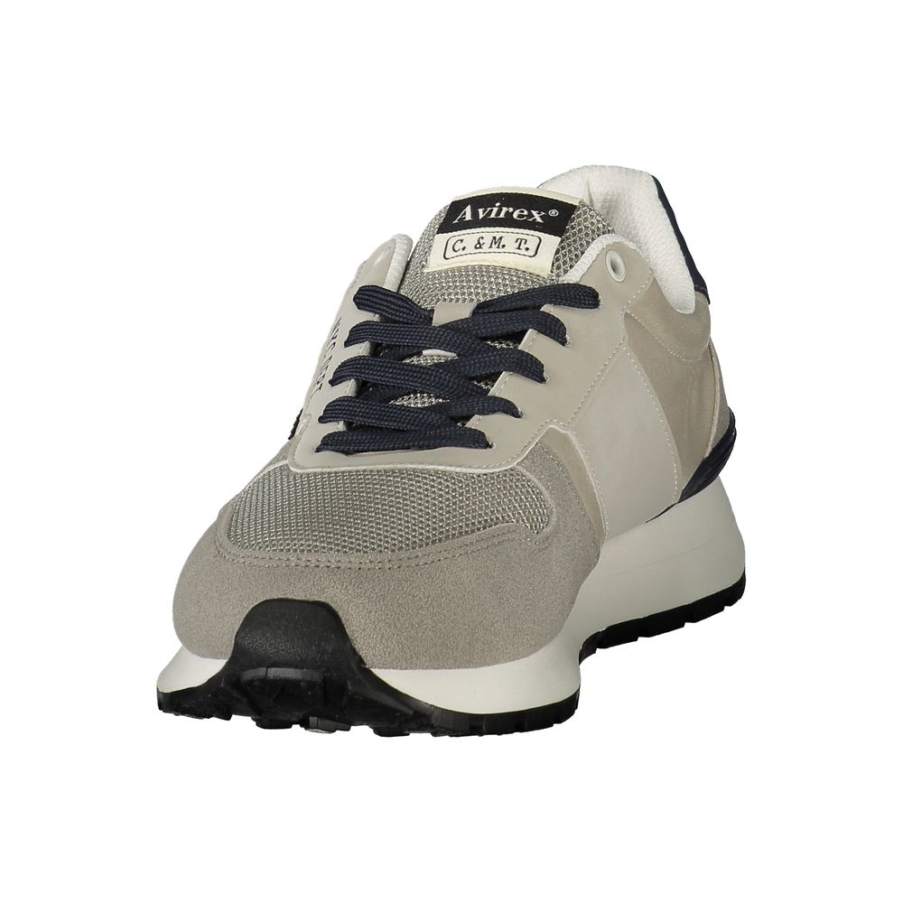 Gray Polyurethane Men's Sneaker