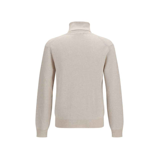 Beige Cashmere Turtleneck