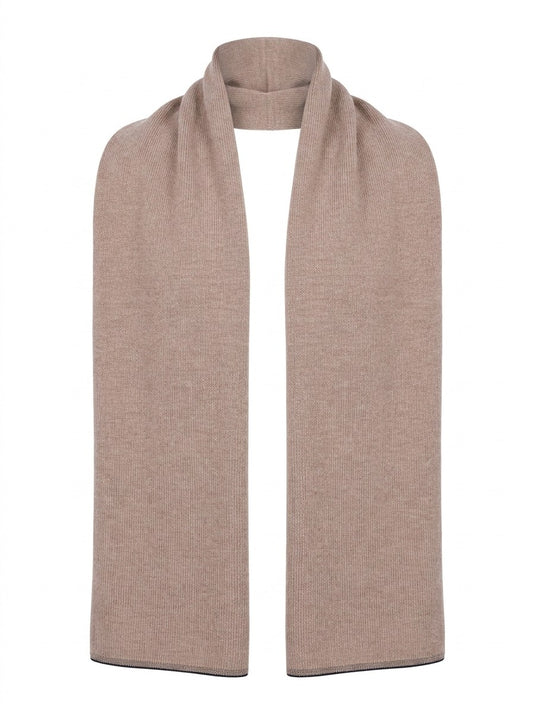 Beige Cashmere Scarf