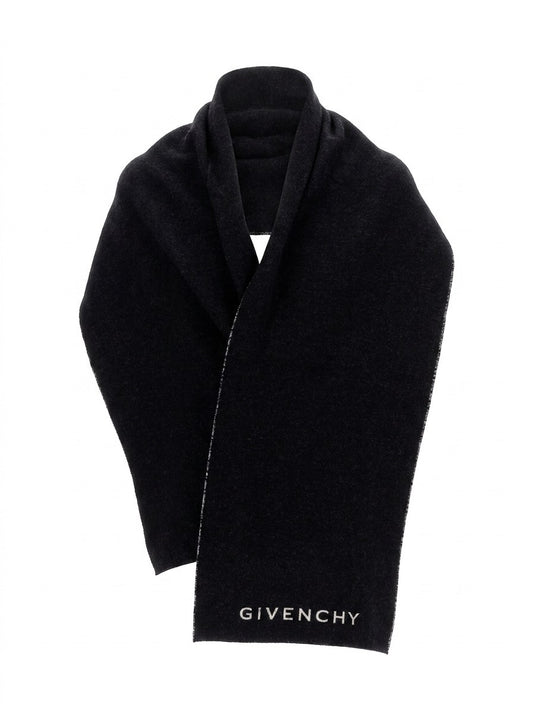 Bicolor Wool Scarf