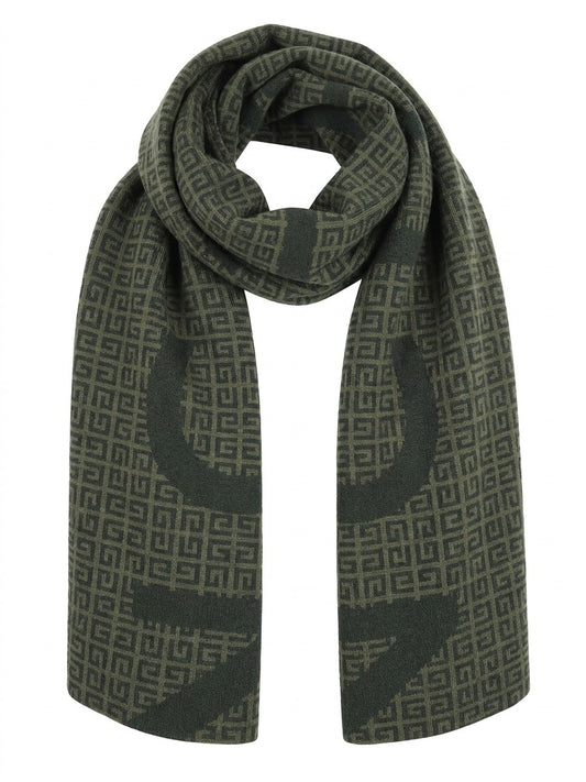 Green Wool Scarf