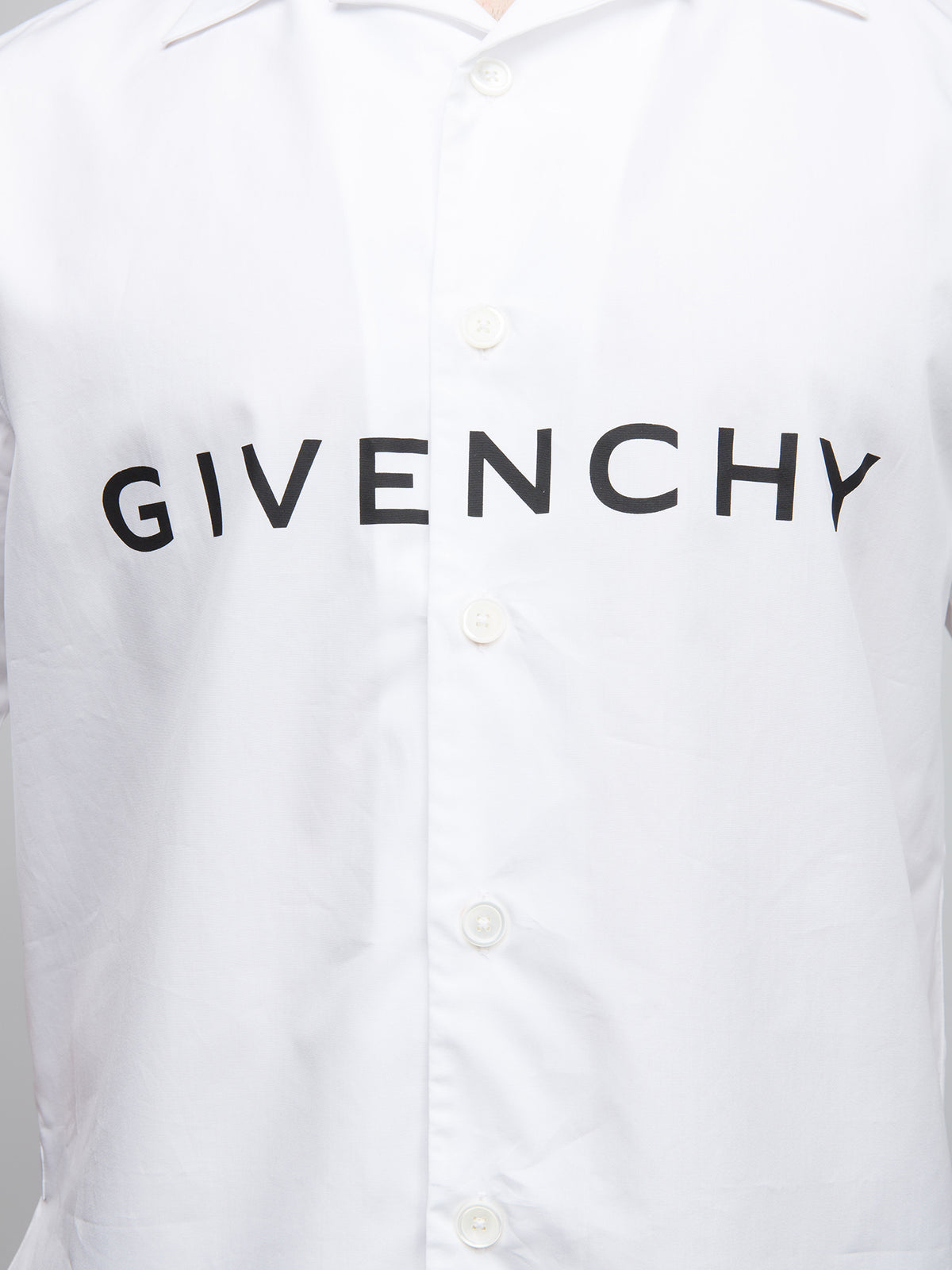 Bicolor Cotton Shortsleeve Shirt