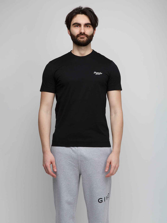 Black Cotton T-Shirt