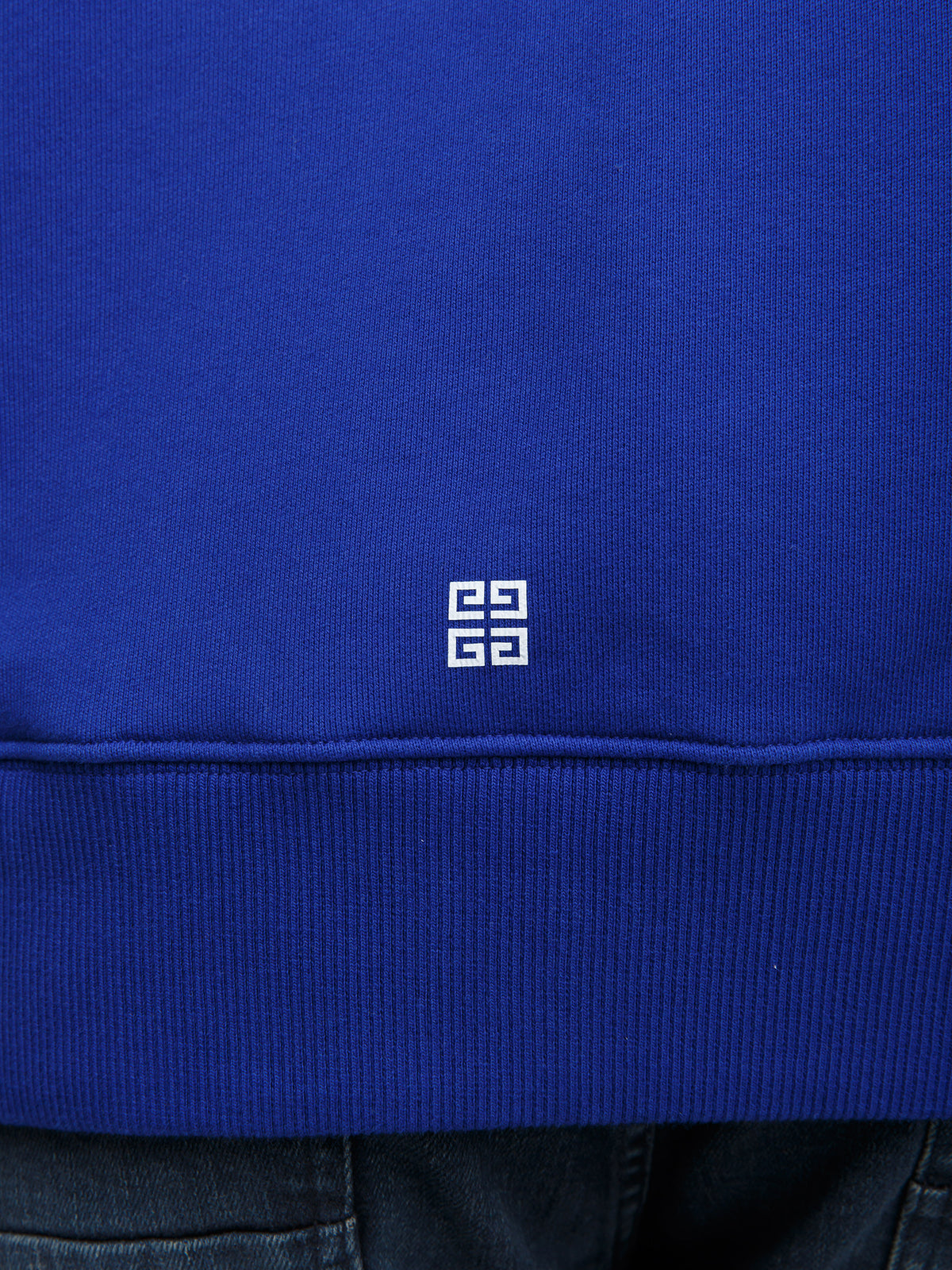 Blue Cotton Hoodie