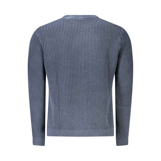 Blue Cotton Mens Shirt