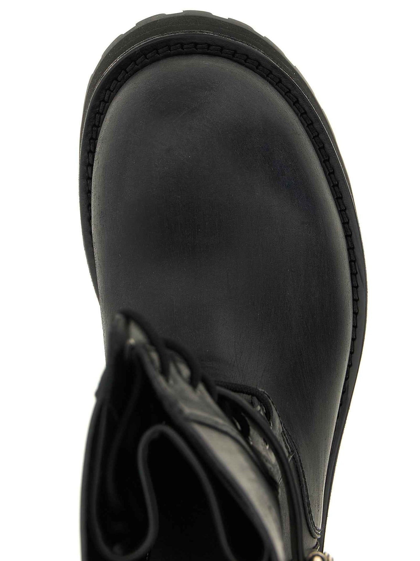 Black Calfskin Ankle Boots
