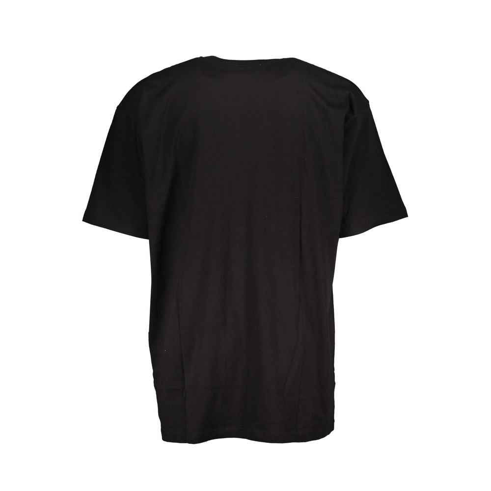 Black Cotton Men's T-Shirt