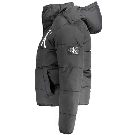 Black Nylon Men's Jacket