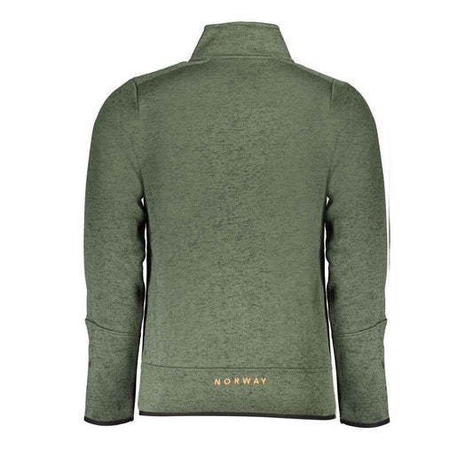 Green Polyester Men's Sweatshirt