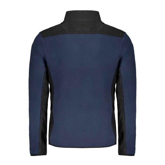 Blue Polyester Men Sweater