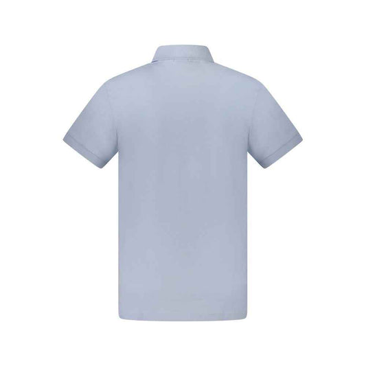 Light Blue Cotton Men's Polo