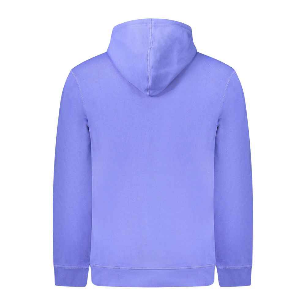 Blue Cotton Men's Sweatshirt