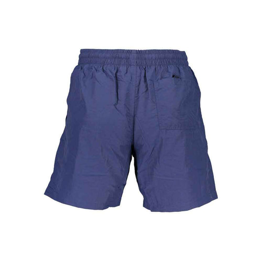 Blu Polyamide Men's Swim Boxer