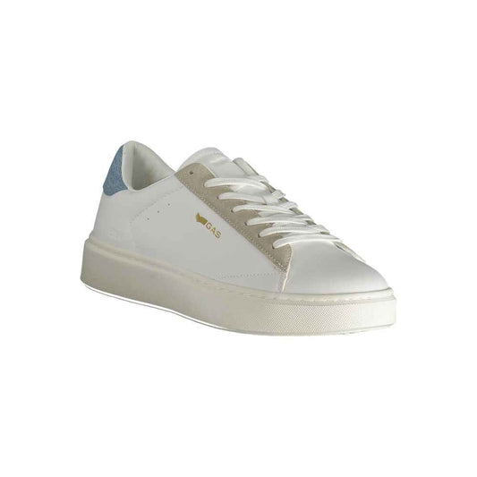 White Polyurethane Men's Sneaker